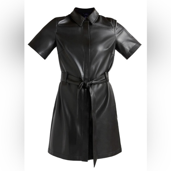 Scoop Leather Dress NWT - Picture 3 of 5